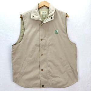 Nikken Thermowear Vest Mens Size Medium Beige Magnetic Therapy Full Zip Snap USA